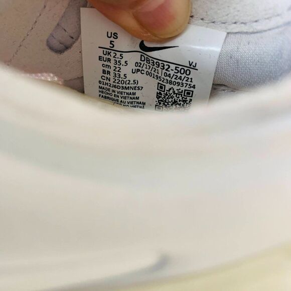 Nike Fontanka Edge Womens Marathon Running Shoes Sneakers Sz 5 Iris Whisper - Picture 9 of 11